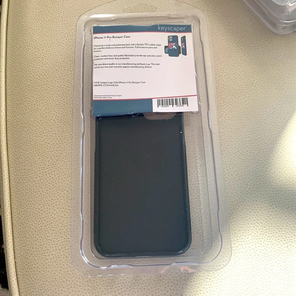 MiLB Cell Phone Case Cover Blue NEW Fits iPhone 11 Pro NEW Baseball